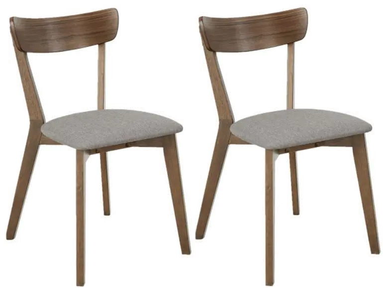 D829-61 Arcade Brown Dining Room Chair, Set of 2 sku D829-61
