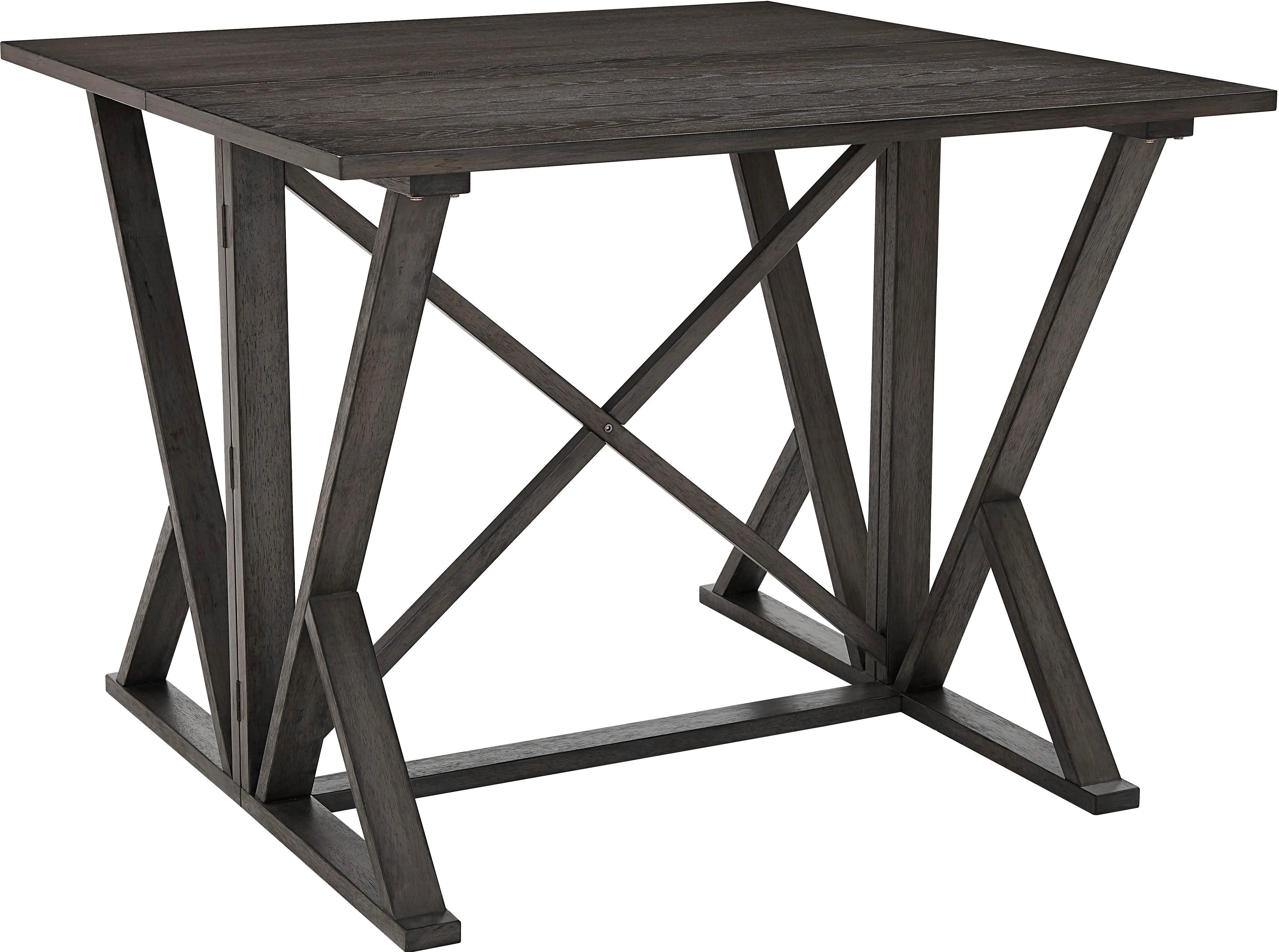 D841-15 Fiji Gray Counter Height Table with Flip Top sku D841-15
