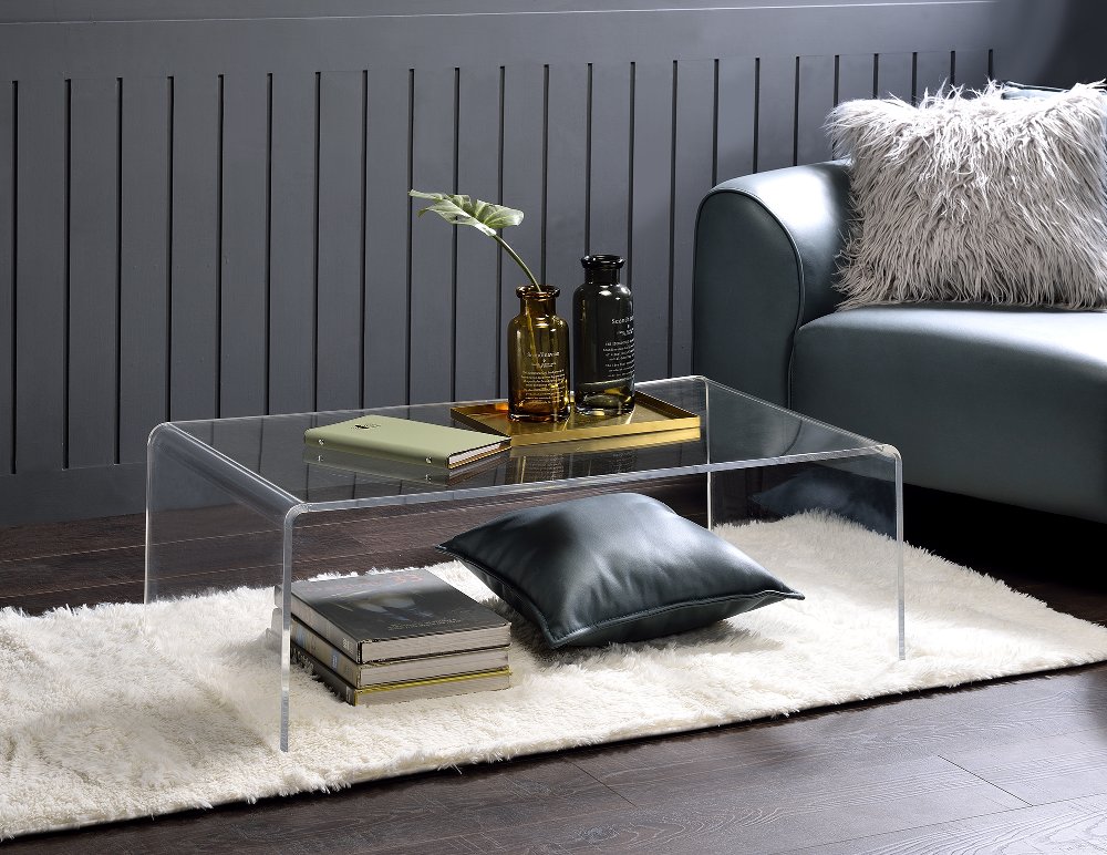 112968376 A La Carte Small Acrylic Coffee Table sku 112968376