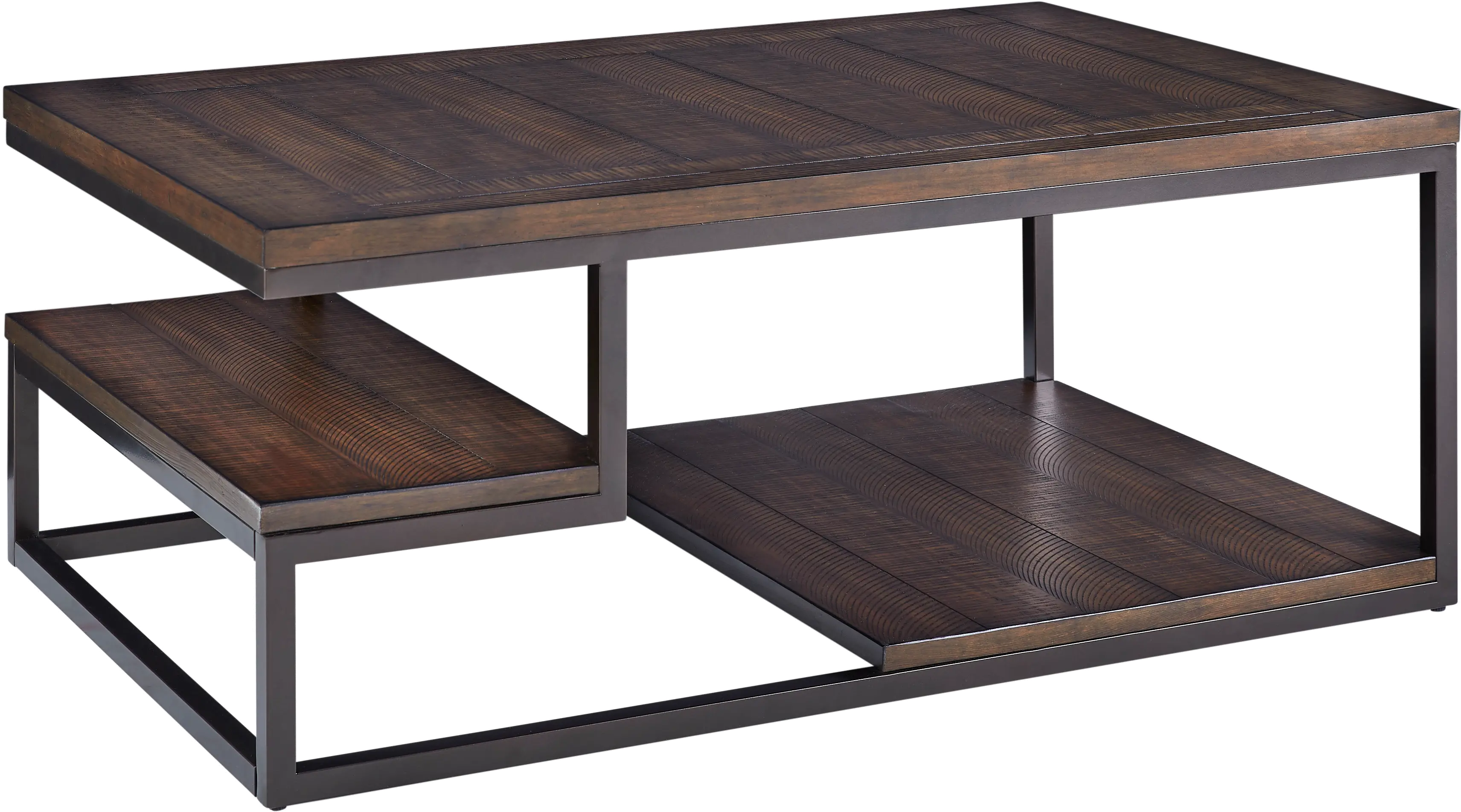 T365-01 Lake Forest Brown Coffee Table sku T365-01