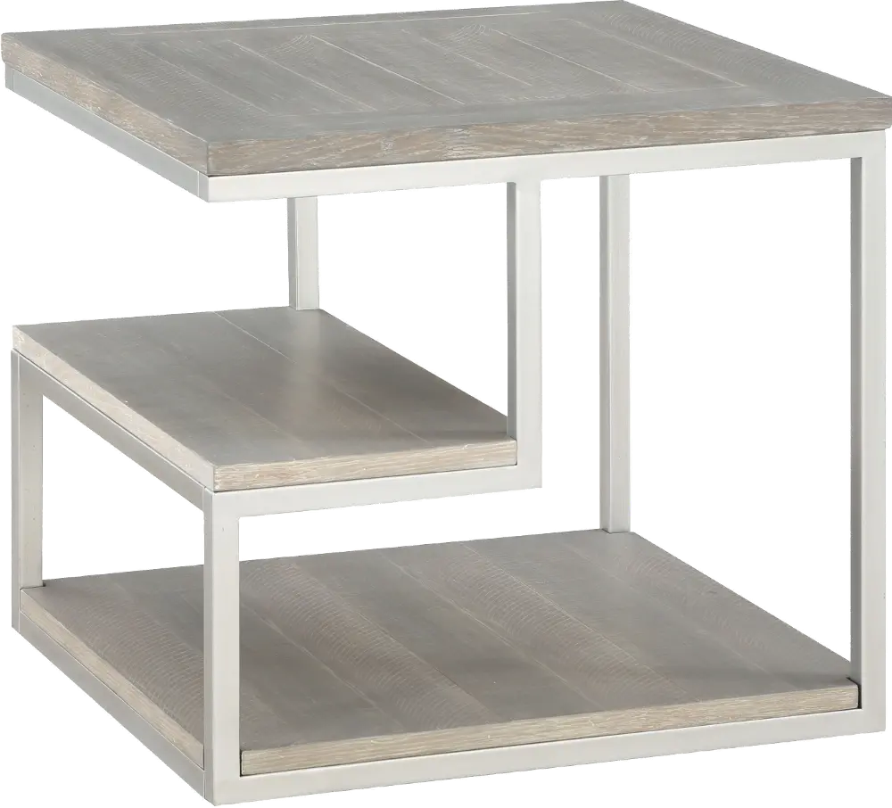 Lake Forest Gray End Table-1