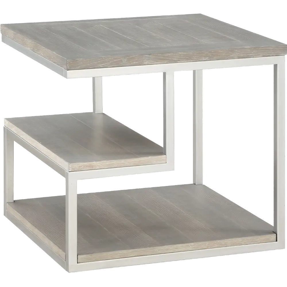 Lake Forest Gray End Table-1