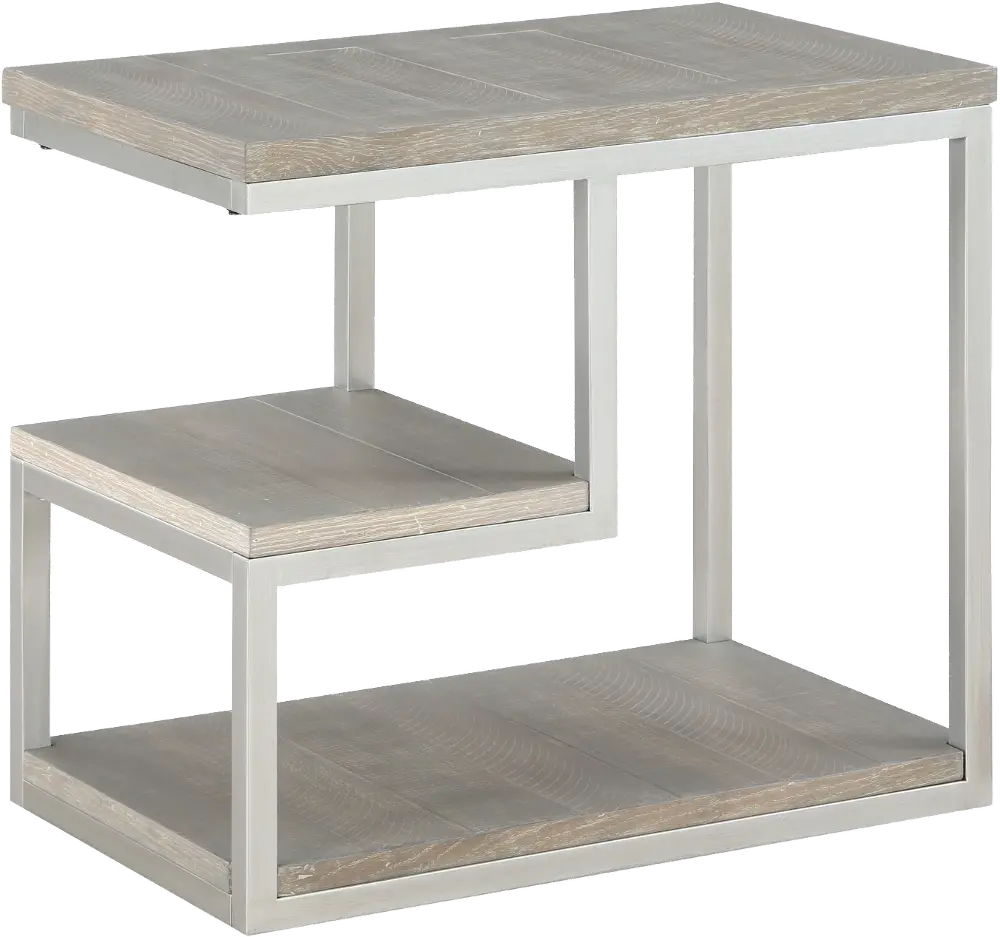 Lake Forest Gray Chairside Table-1