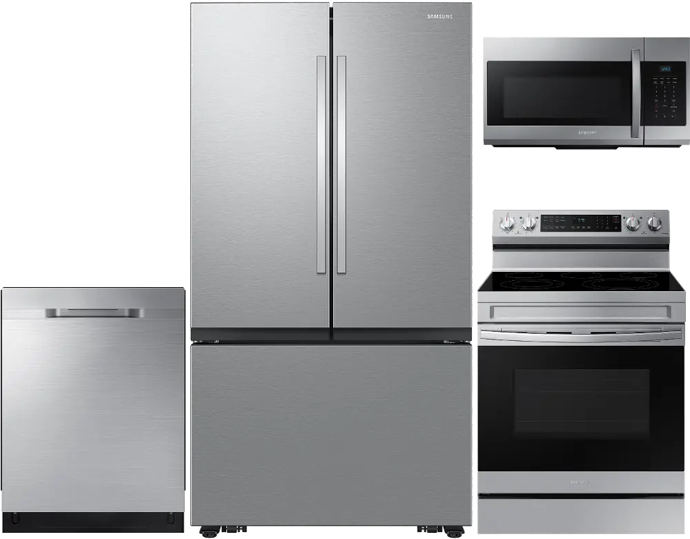 .SUG-FPS-4PC5001-ELE Samsung 4 Piece Electric Kitchen Appliance Package - Stainless Steel-1
