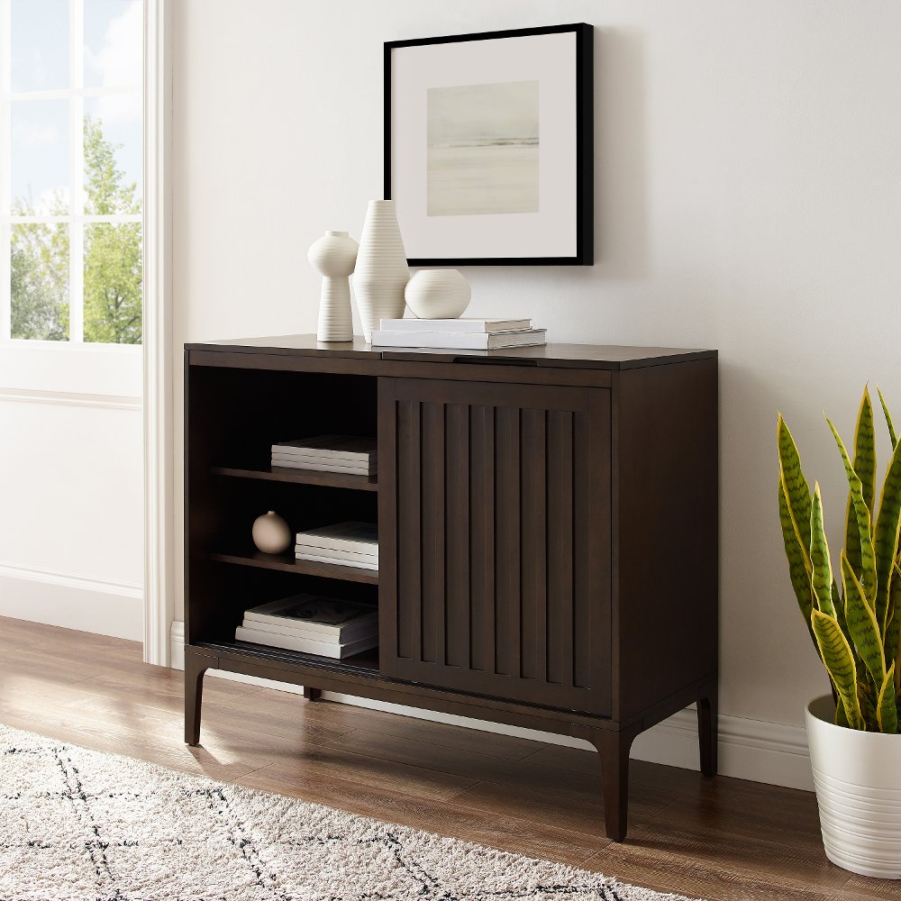 Asher Record Storage Media Console