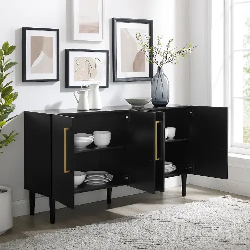 Black dining room sideboard sales