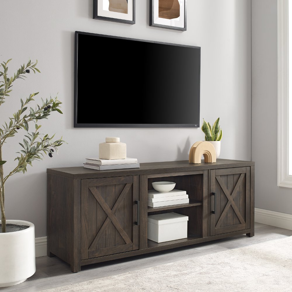 Gordon 58 Walnut Brown TV Stand