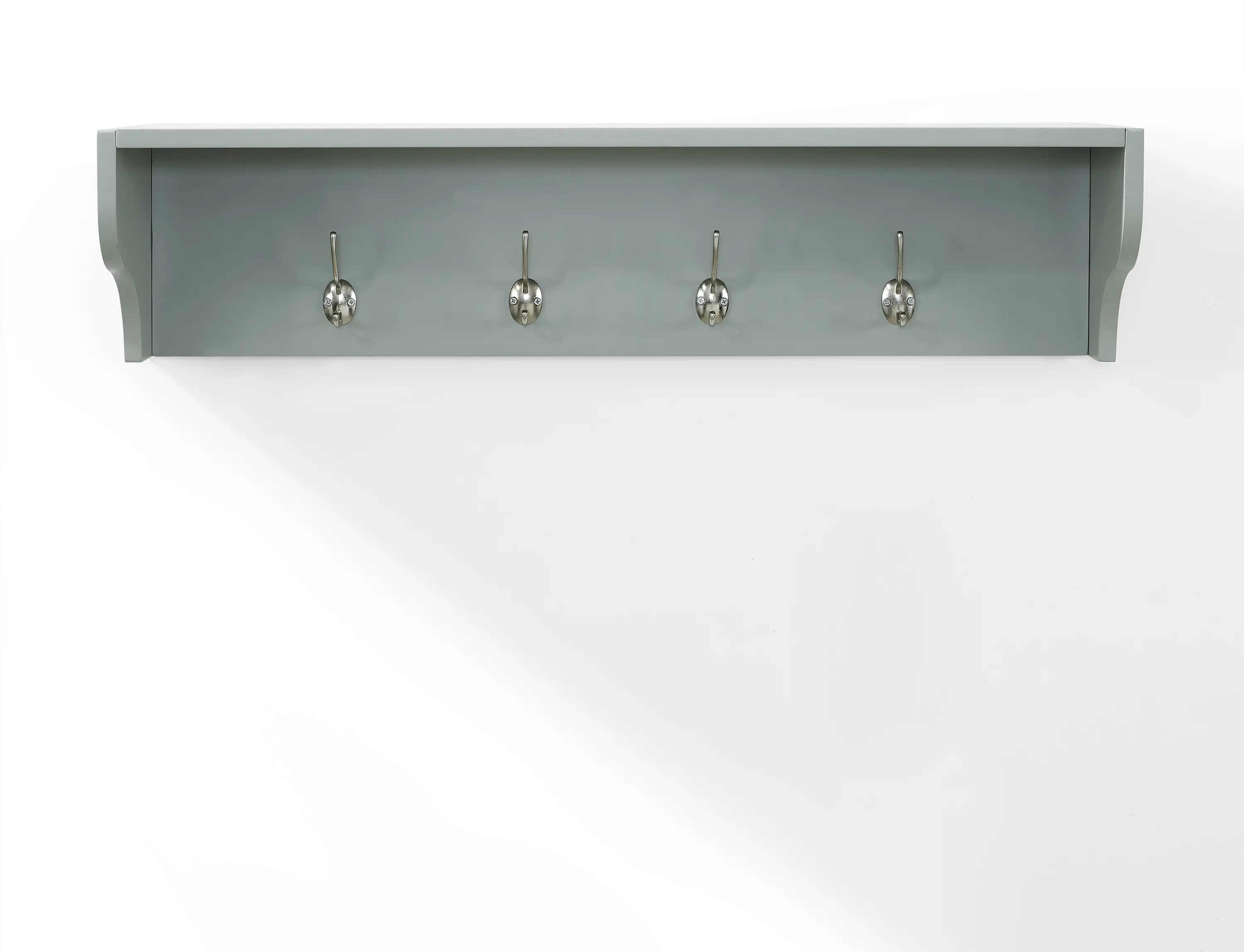 Harper Modern Gray Entryway Shelf