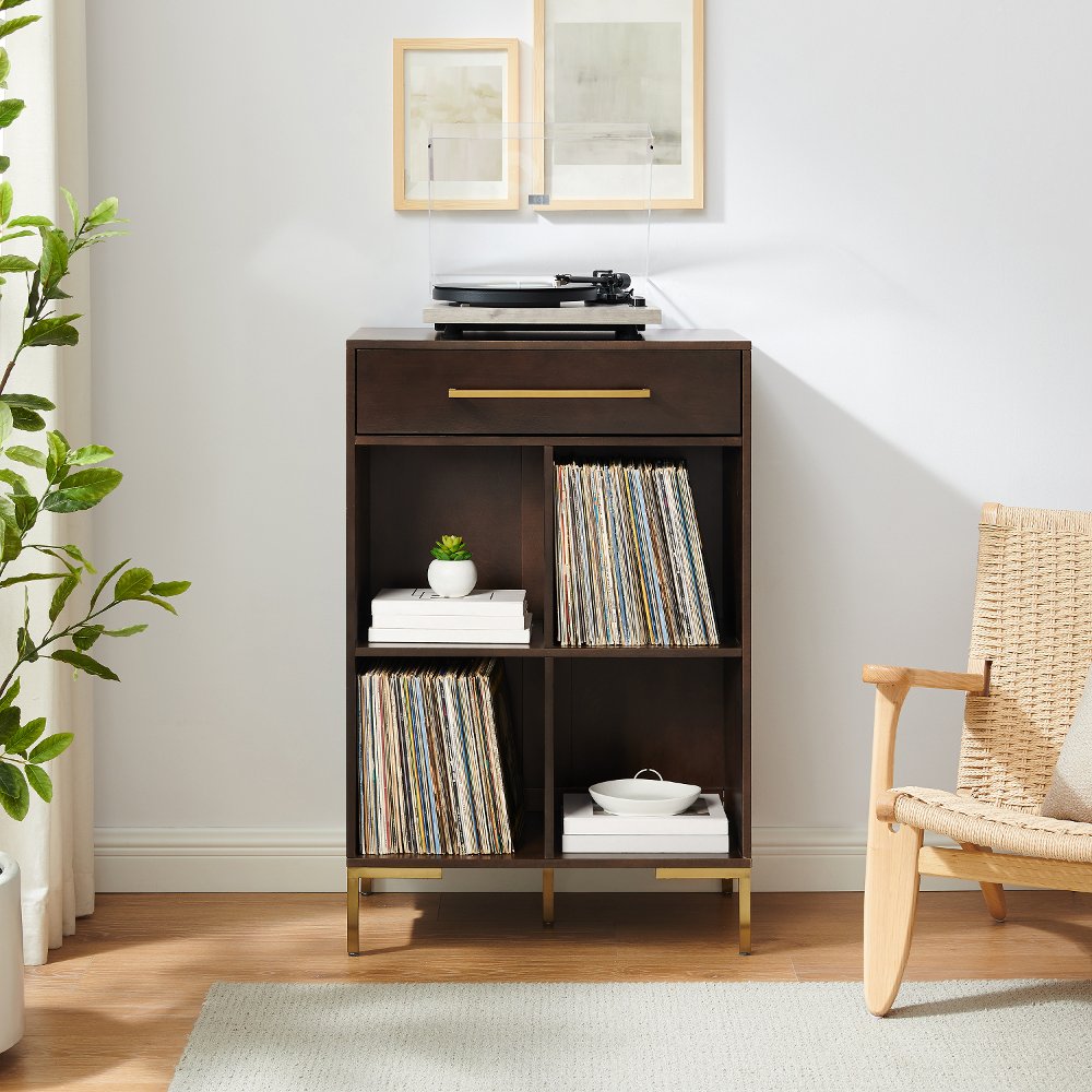 Juno Brown Storage Cube Bookcase