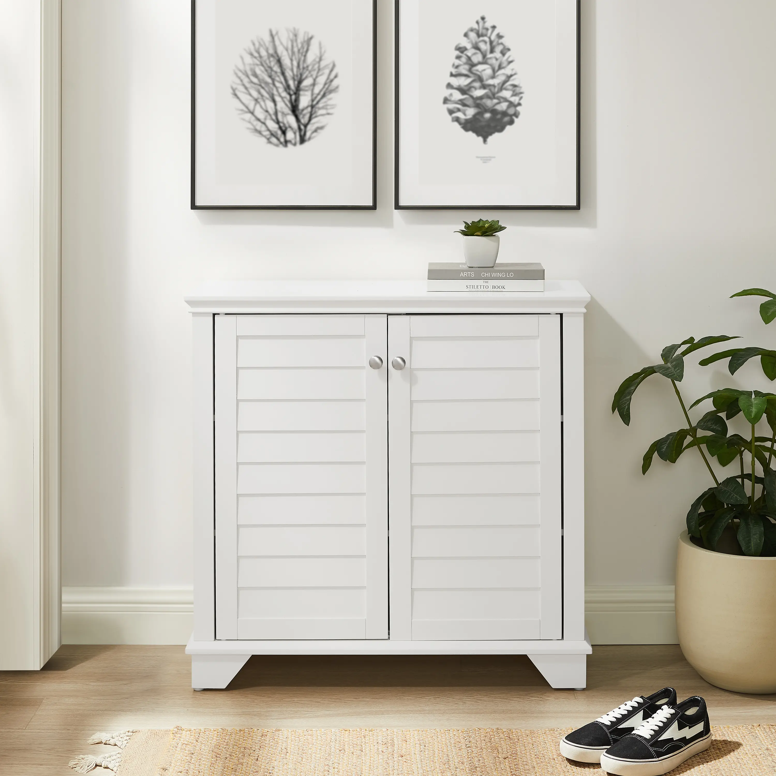 Lydia White Storage Cabinet