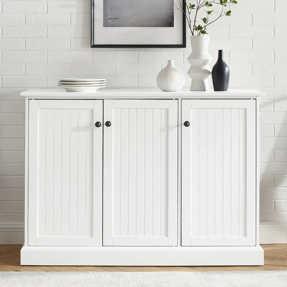 CF4212-WH Shoreline White Dining Room Sideboard-1