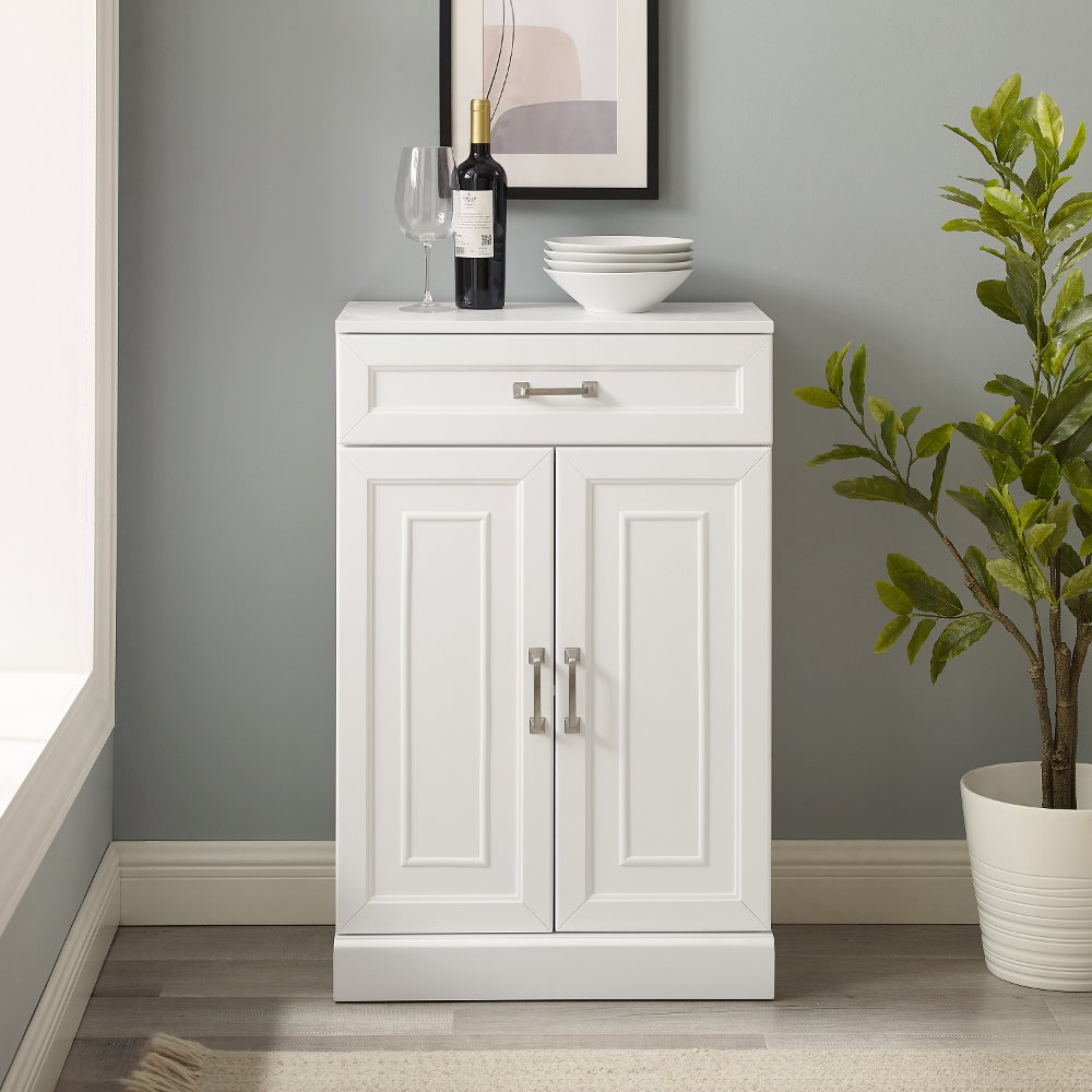 Stanton White Storage Cabinet