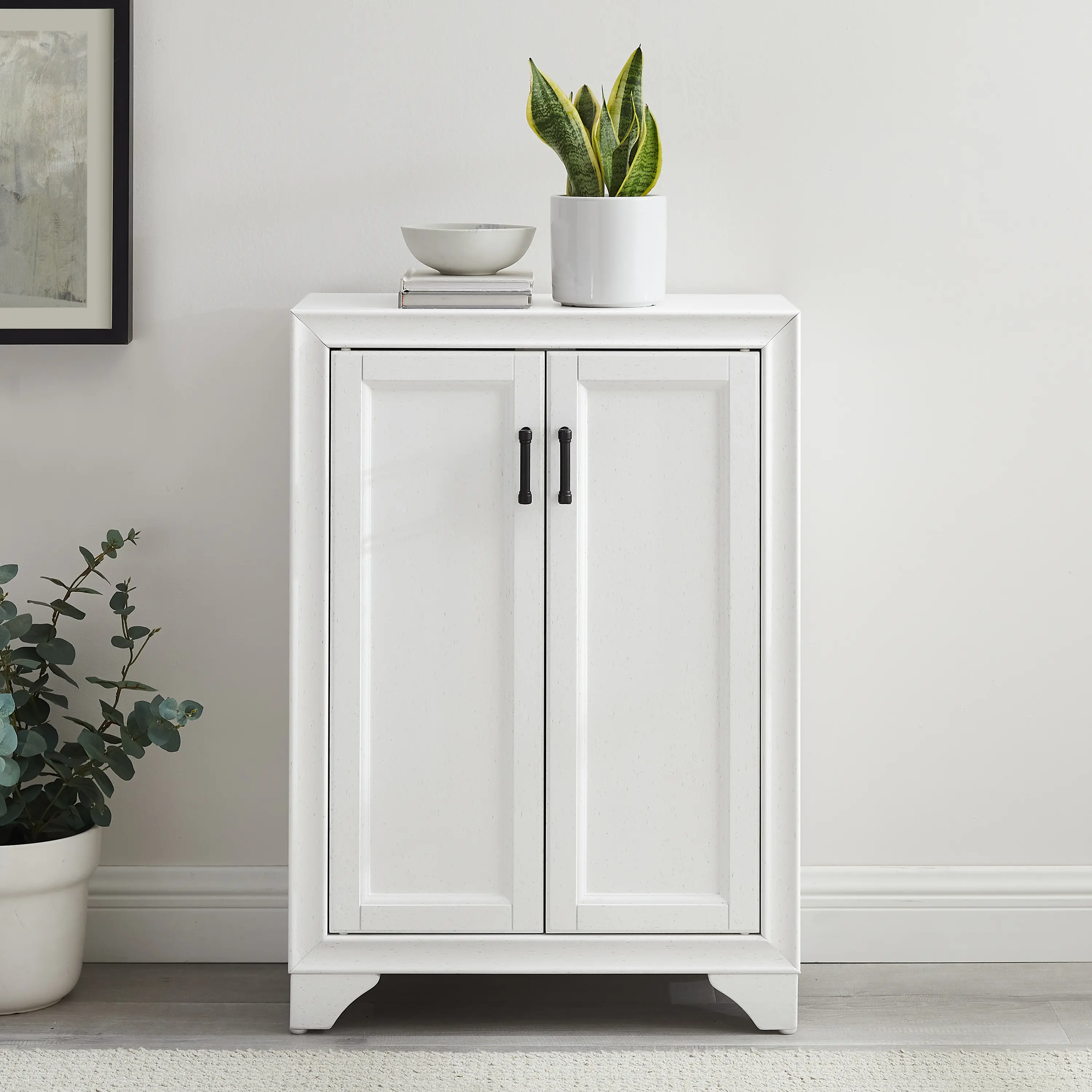 Photos - Dresser / Chests of Drawers Crosley Tara White Accent Cabinet CF3110-WH 