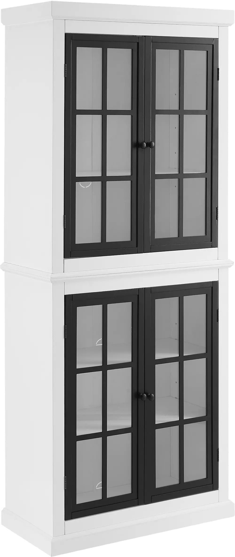 KF33023-WH Cecily White Tall Storage Cabinet-1