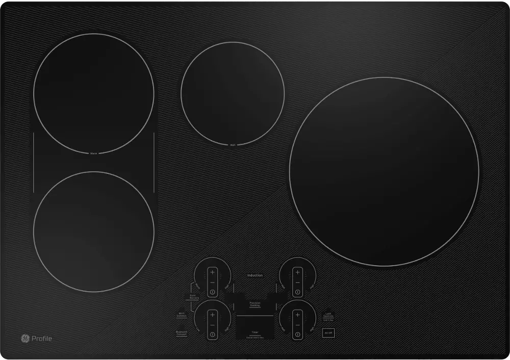 PHP9030DTBB GE Profile 30 Inch Induction Cooktop - Black-1