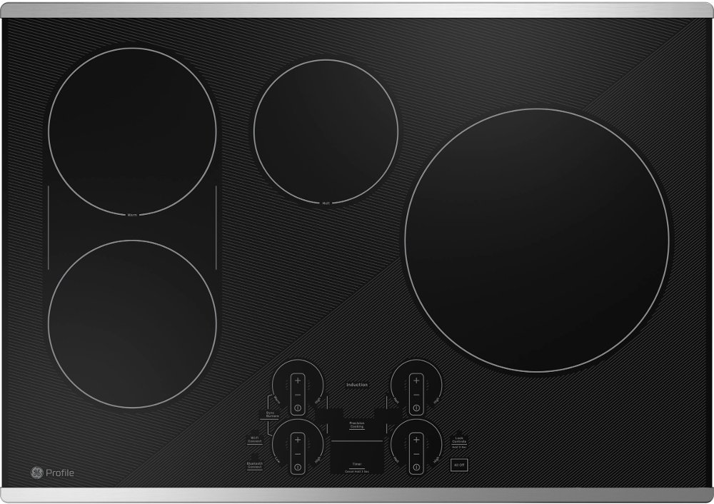 GE Profile 30 Inch Induction Cooktop - Stainless Steel