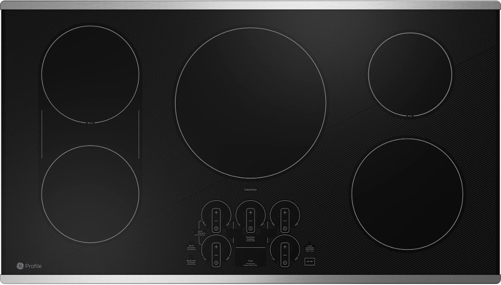 GE Profile 36 Inch Induction Cooktop - Stainless Steel
