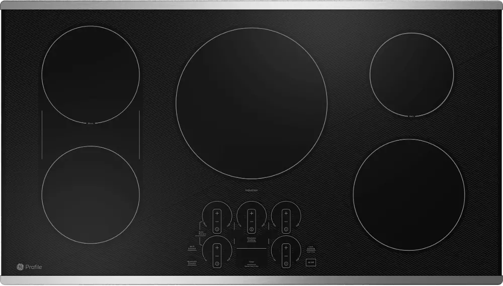 PHP9036STSS GE Profile 36 Inch Induction Cooktop - Stainless Steel-1
