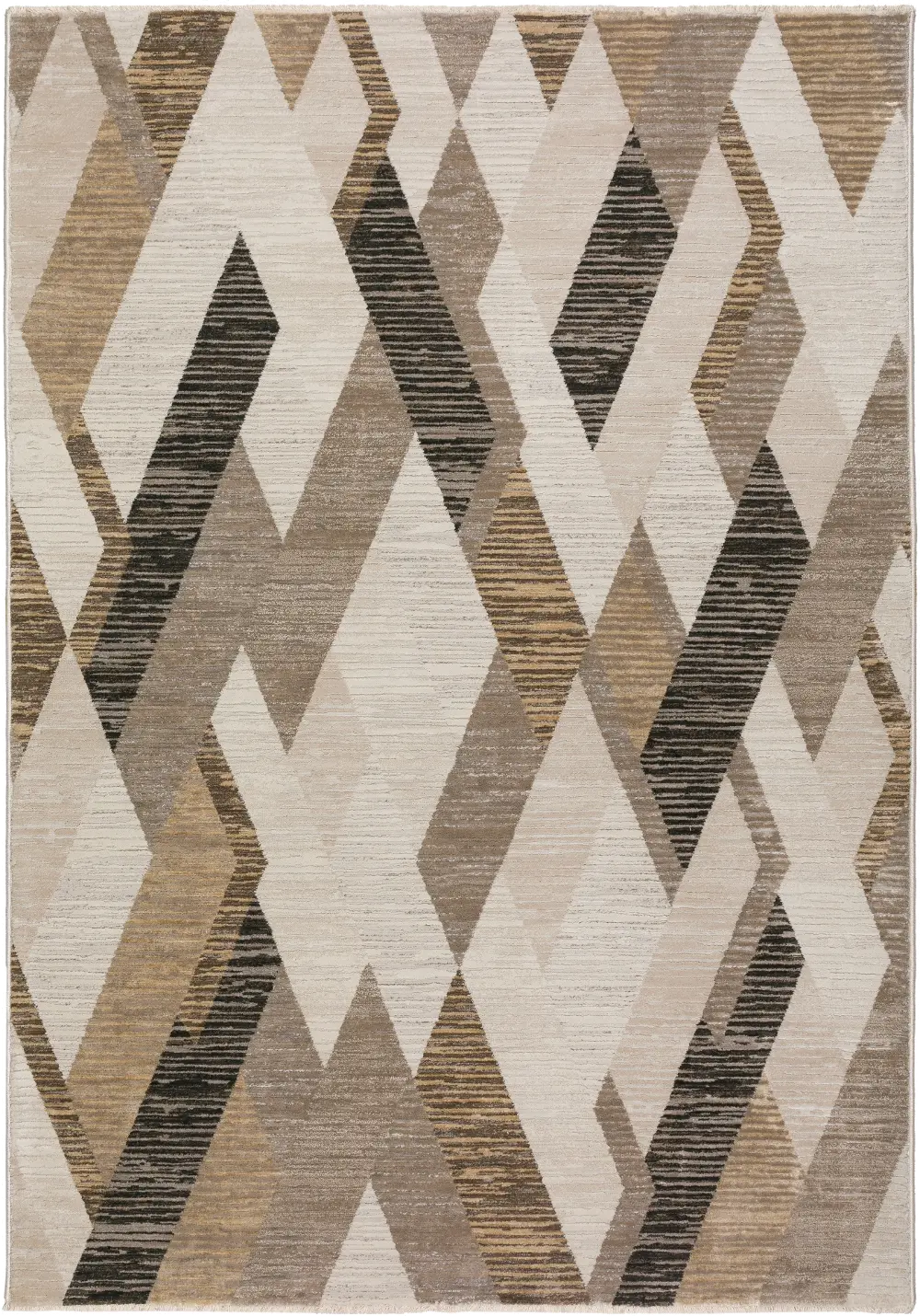 DZ5PU8X10/DENIZI-RUG Denizi 8 x 10 Geometric Putty Area Rug-1