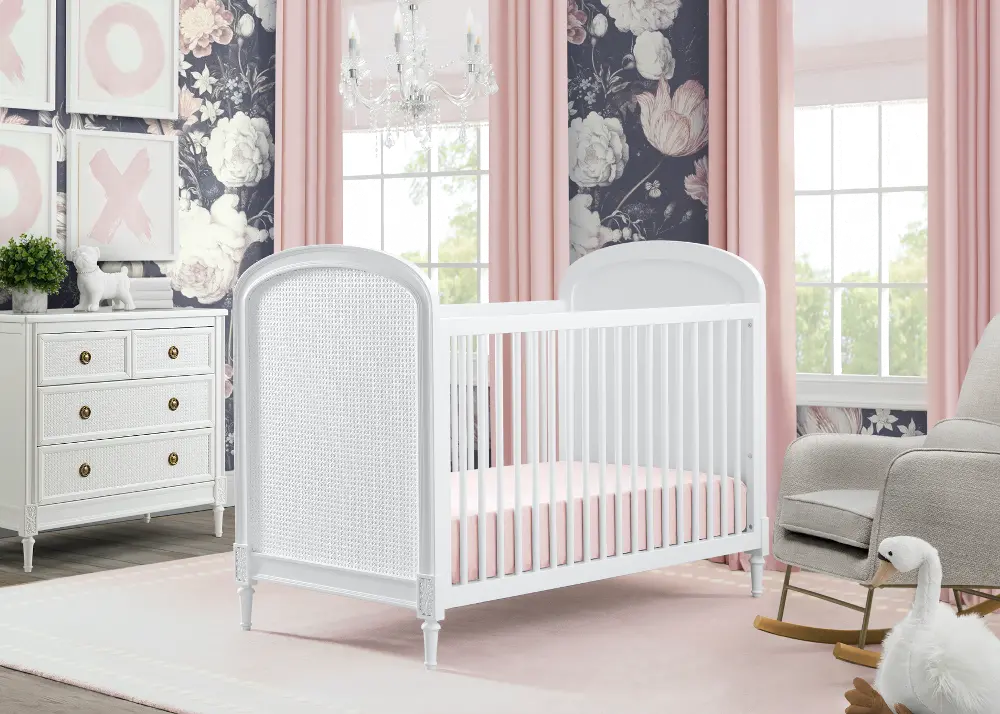 Madeline White 4-in-1 Convertible Crib-1