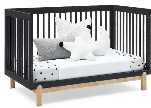 Dark clearance gray crib