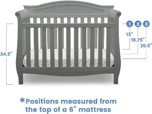 Lancaster 4 in 1 cheap convertible crib