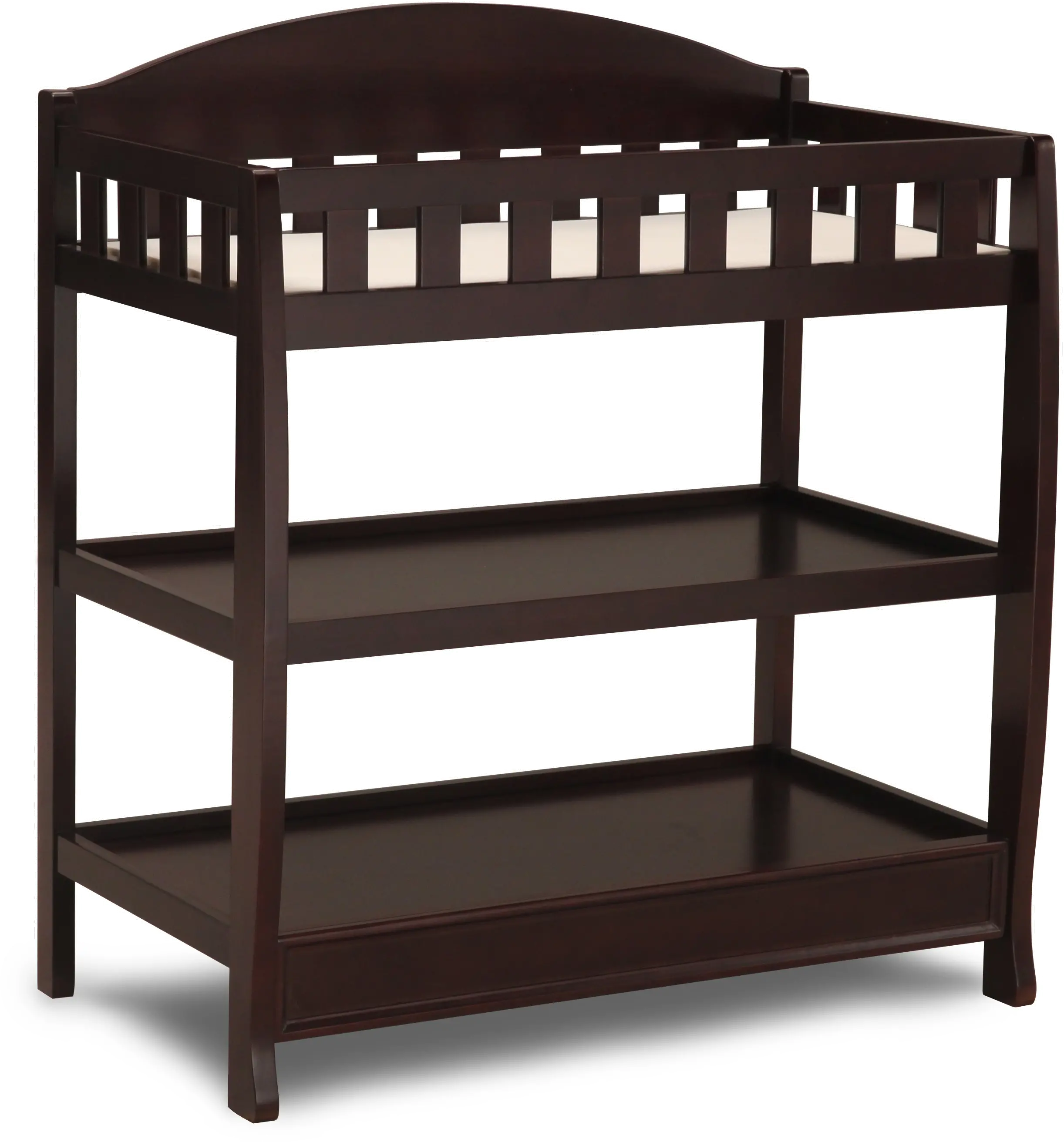 7530-207 Wilmington Dark Brown Changing Table with Pad sku 7530-207