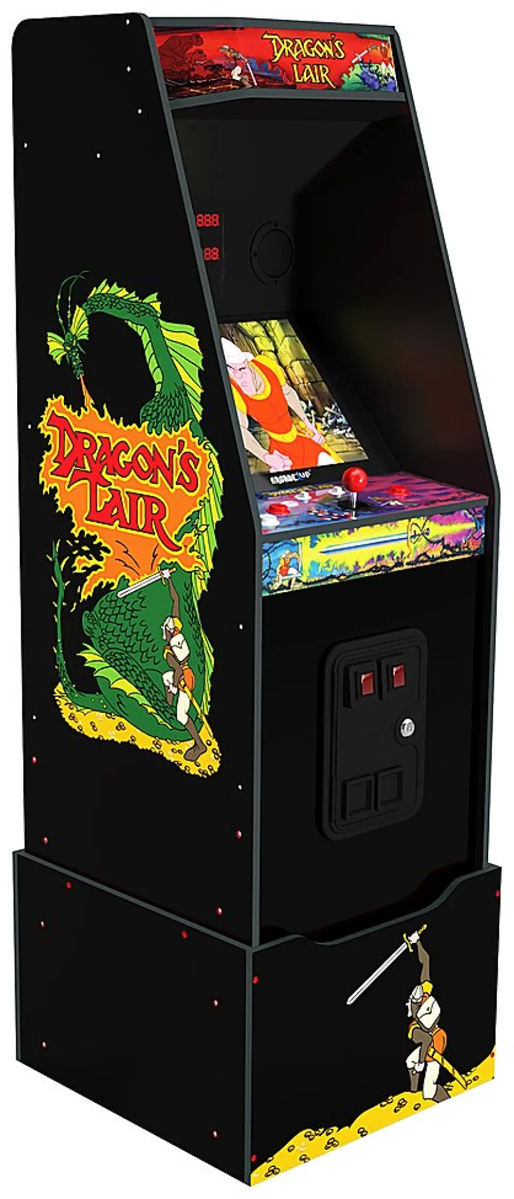 UPRIGHT/DRAGONS_LAIR Arcade1Up Dragon's Lair Arcade-1