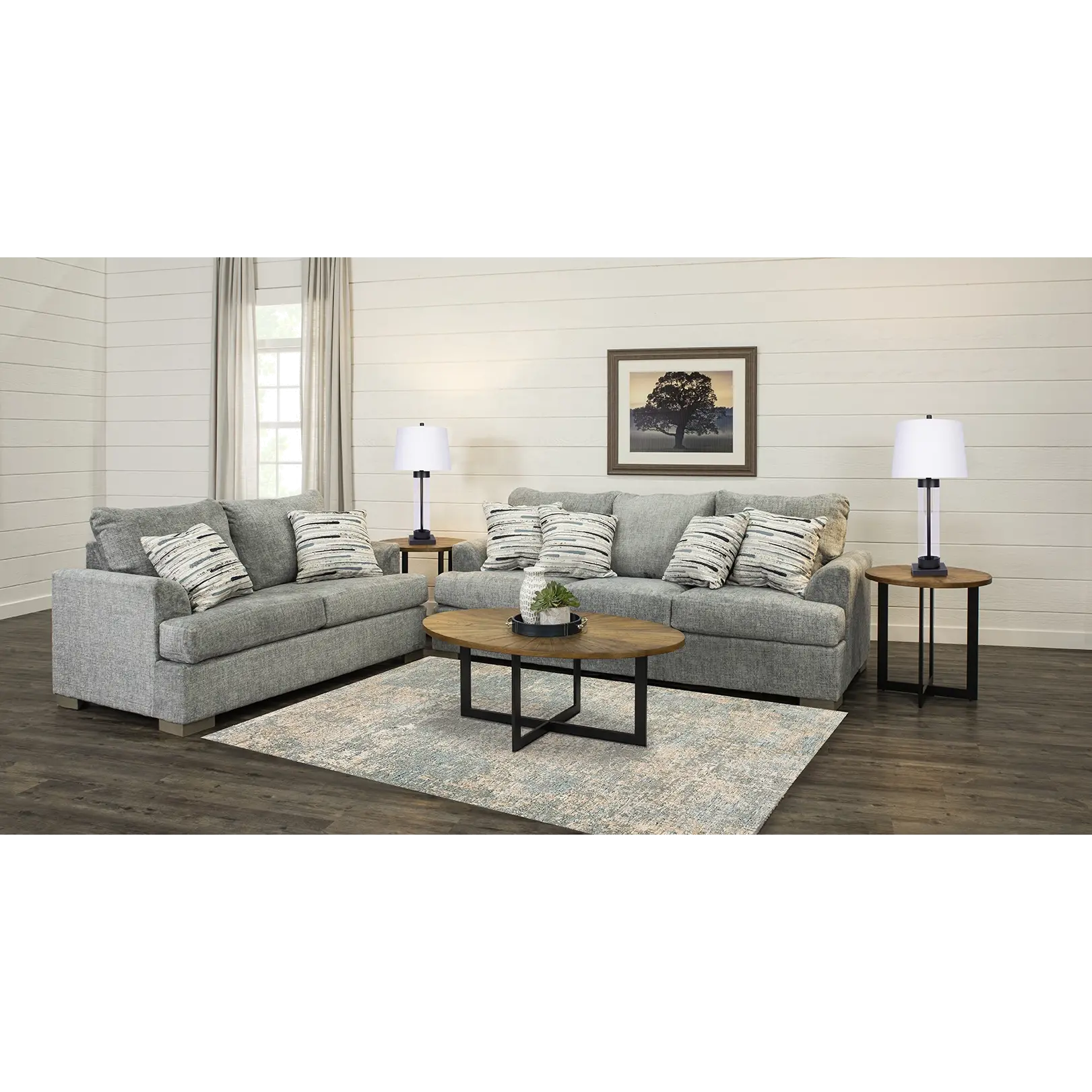 Villa Gray 7 Piece Living Room Set-1