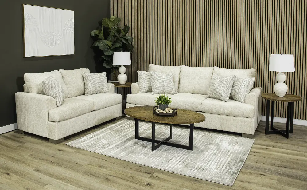7PC/VILLA/CRM/SLTL Villa Cream 7 Piece Living Room Set-1
