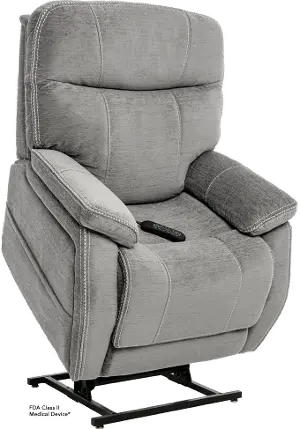 Ashley Gray Power Lift Recliner, RC Willey