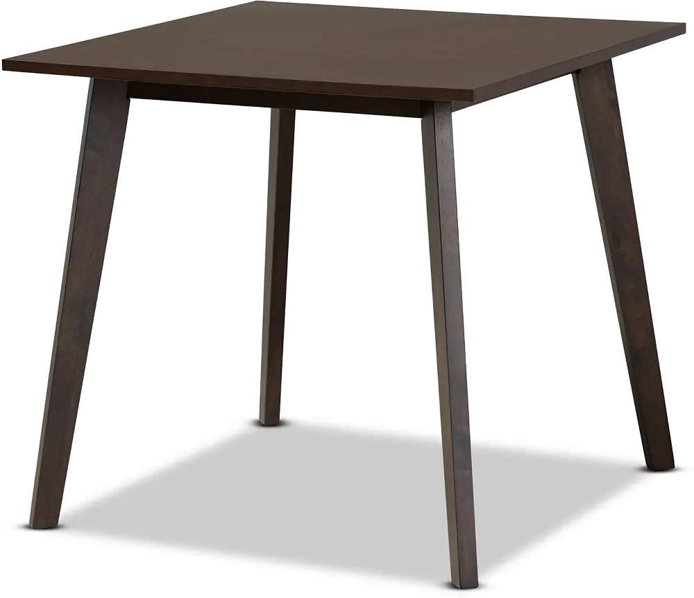 161-10464-RCW Britte Dark Brown Small Dining Room Table-1