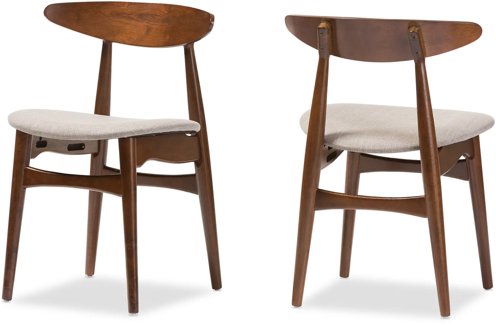 126-6939-RCW Flora Light Gray Dining Room Chair (Set of 2) sku 126-6939-RCW