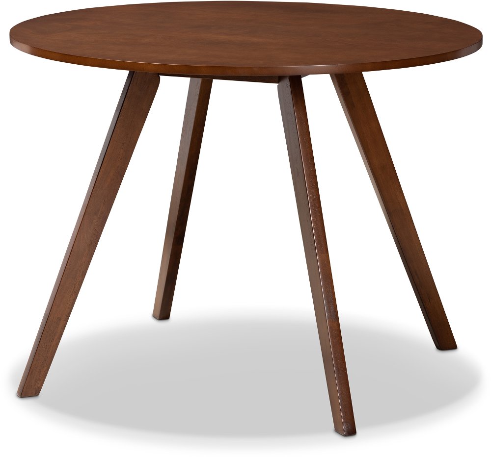 Alana Brown Round Dining Room Table