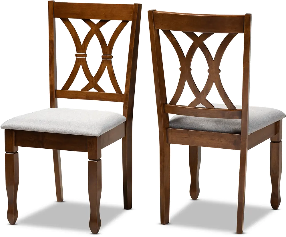 165-10548-RCW Augustine Brown Dining Room Chair (Set of 2)-1