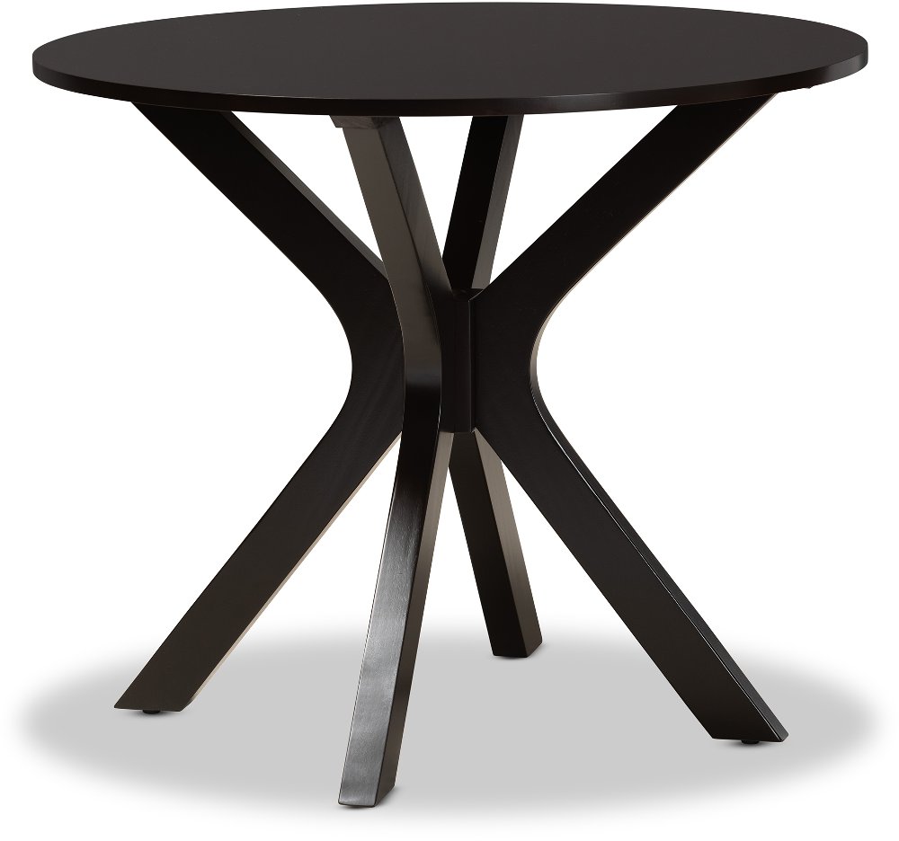 Kenji Dark Brown Round Dining Room Table