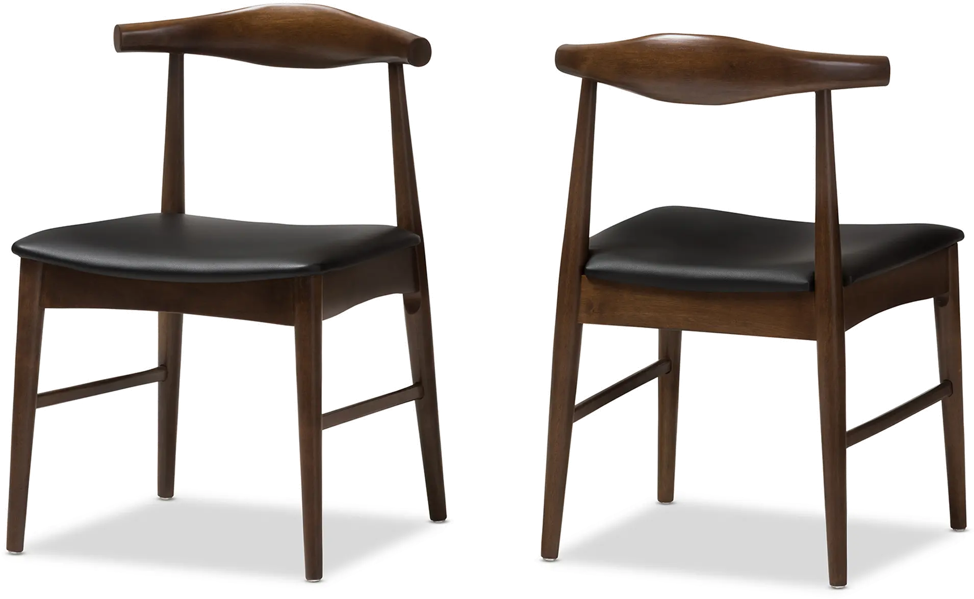 Photos - Chair Baxton Studio Winton Brown Dining Room   143-7949-RCW(Set of 2)