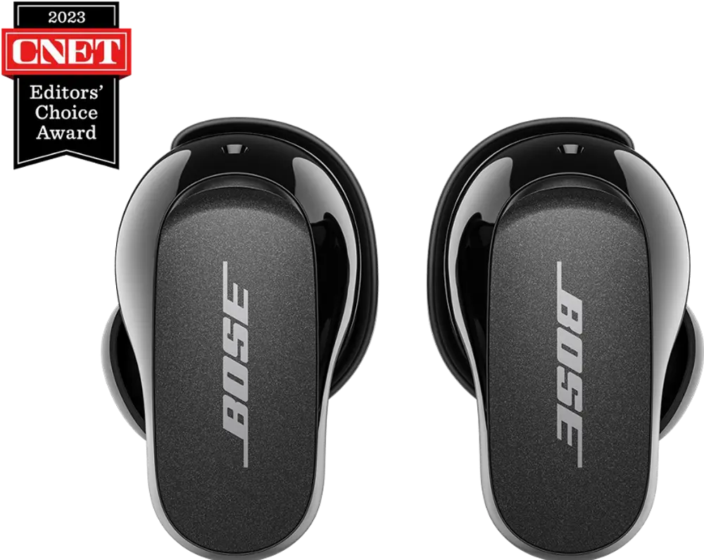 QTCOMFRT-BUDS-II/BLK Bose QuietComfort Earbuds II Noise-Canceling True Wireless In-Ear Headphones - Black-1