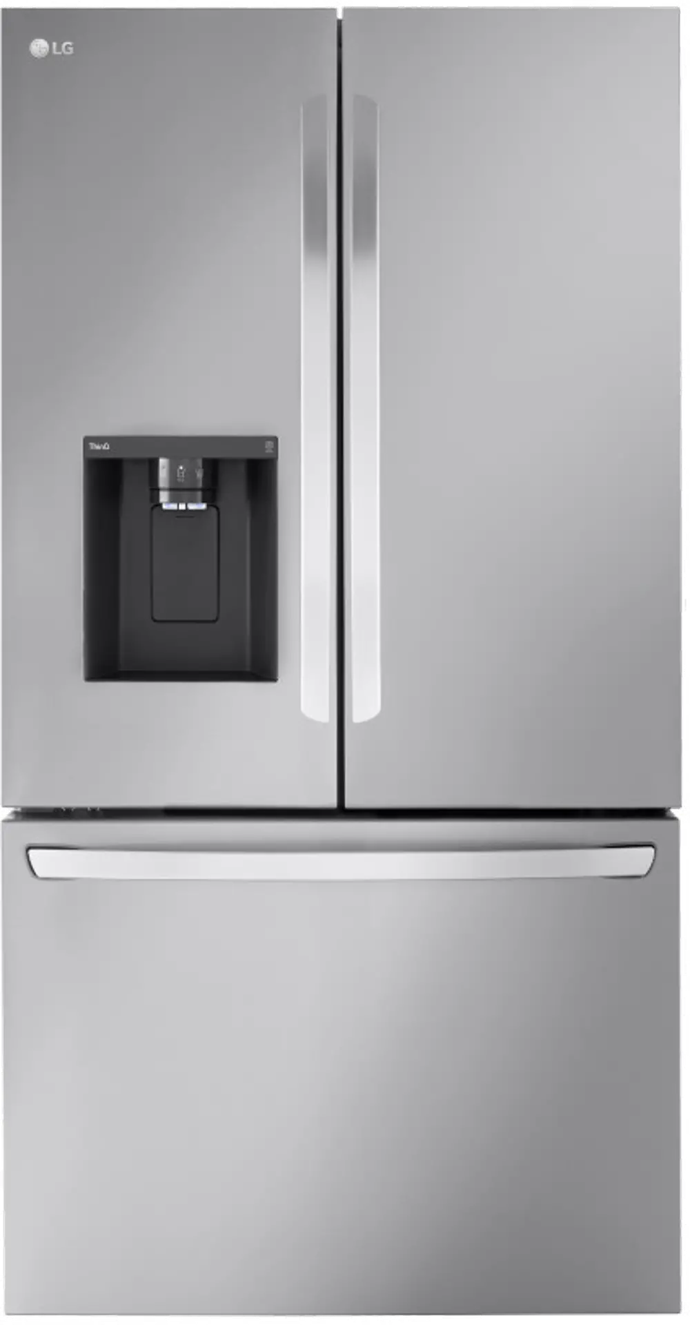 LRFXC2606S LG 25.5 cu ft French Door Refrigerator - Counter Depth Stainless Steel-1