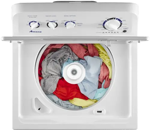 Amana 3.5 Cu Ft. Top Load Washer + 6.5 Cu. Ft. Gas Dryer