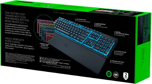 Ergonomic Clicky Gaming Keyboard - Razer Ornata V3