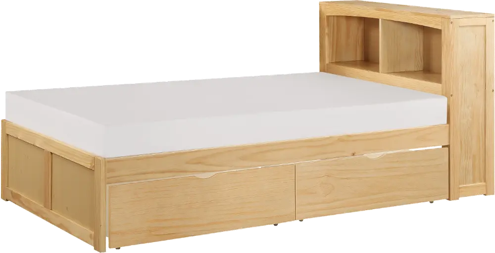 Britton Twin Bookcase Bed with Storage-1