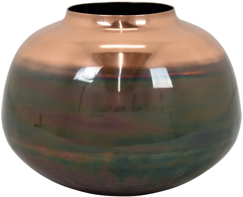 7.5  Two Tone Metal Vase-1