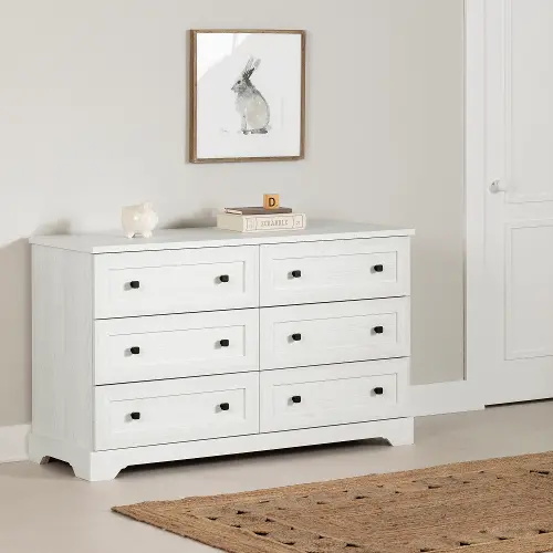 Rc willey white deals dresser