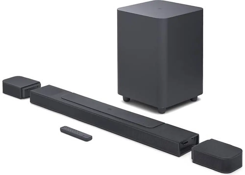 JBLBAR1000PROBLKAM JBL Bar 1000 Powered 7.1.4-Channel Sound Bar System With Detachable Surround Speakers and Subwoofer-1