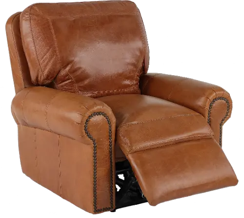 Saddle on sale brown recliner