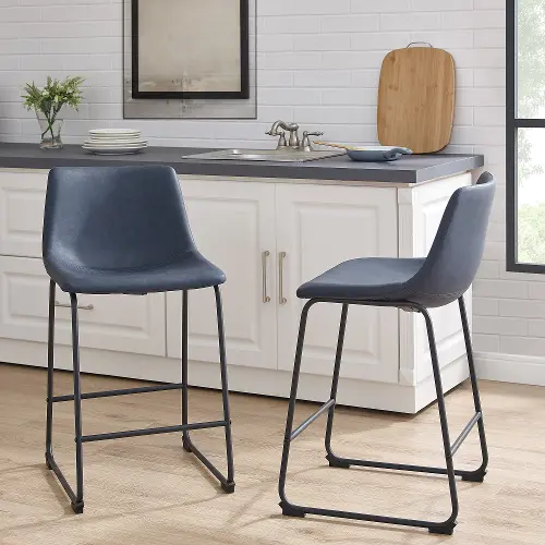 Navy best sale bar chairs