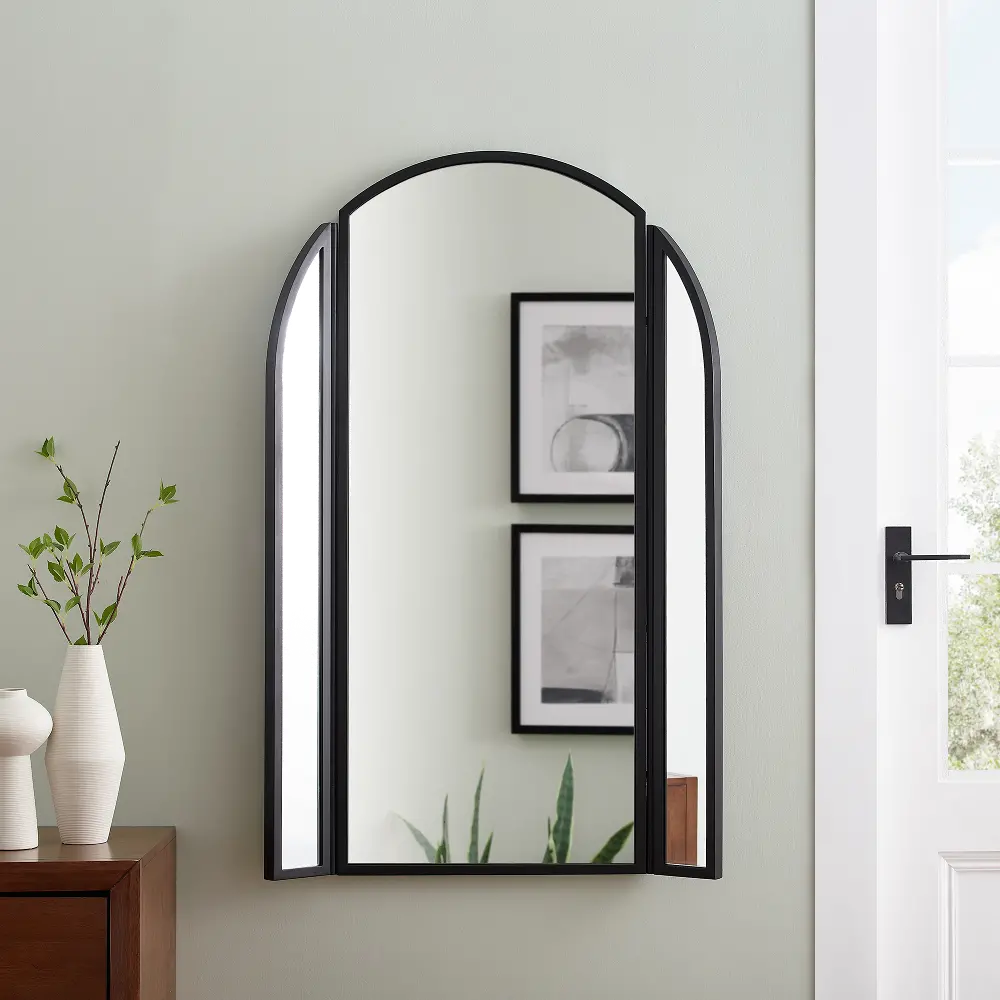 DTTA6JTBL Dottie 48  Arched Wall Mirror with Hinging Sides-1