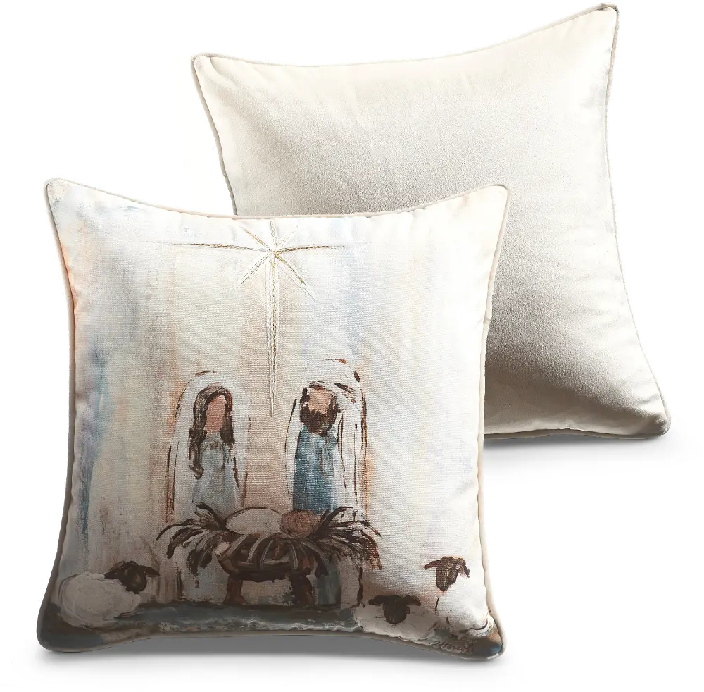 18 Inch Holy Family Pillow-1