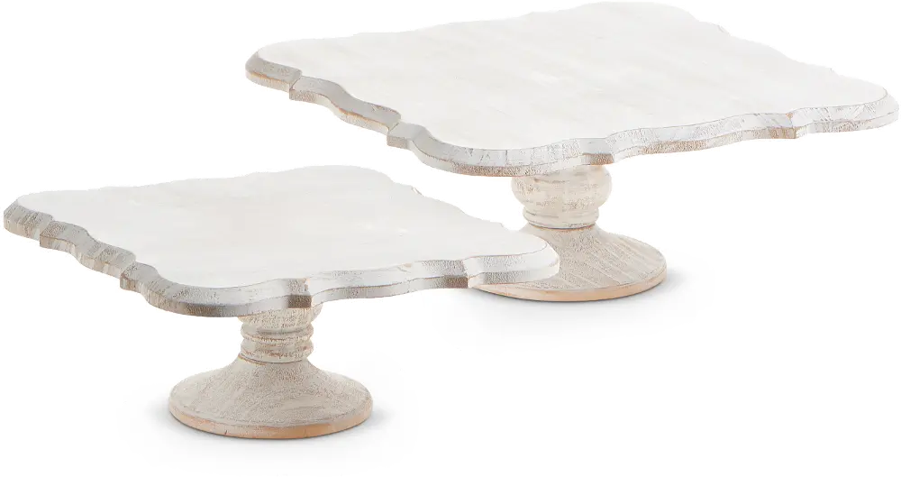 Large 13  Square White Pedestal-1